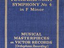 201g4.  Leopold Stokowski - Symphony #4 (Tschaikowsky) - Victor M-48 (5 rec set)