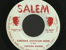 Virginia Bluegrass 45   Carolina Buddies   Salem   Listen