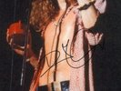 AUTHENTIC ROBERT PLANT LED ZEPPELIN SIGNED 12 X 8 PHOTO.REAL SIGNATURE..COA.RARE
