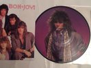 BON JOVI SLIPPERY WHEN WET LTD EDITION PICTURE DISC IMPORT OBI STICKER NEAR MINT