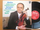 Philips 9500 675 Sibelius Violin Concerto Salvatore Accardo Colin Davis NM/EX