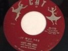 Scott And Oaks Tick Tock It Was You Cat Records Rare 45 Doo Wop Vocal Group