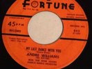 Andre Williams Hey Country Girl My Last Dance With You Fortune Rare 45 Soul
