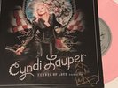 Cyndi Lauper Autographed Signed Funnel Of Love Limited Pink Vinyl