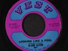 JO-ANN ALSTON: Looking Like A Fool / He Left Me Crying 45 (close to VG+, midtem
