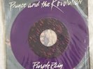 PRINCE AND THE REVOLUTION  SINGLE PURPLE RAIN / GOD PURPLE VINYL RARE