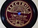 Paul Whiteman ITS ONLY A PAPER MOON  on German ELECTROLA 2903 in E+ Condition