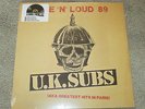 U.K. SUBS - LIVE 'N' LOUD 89 - NEW - LP RECORD