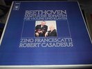 FRANCESCATTI/CASADESUS : BEETHOVEN SÄMTLICHE SONATEN FÜR VIOLINE UND KLAVIER 4LP
