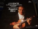 RICCI : JS BACH THE COMPLETE SONATAS AND PARTITAS FOR SOLO VIOLIN 3LP BOX 1982