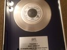 Tears For Fears (T F F) Shout UK Official Silver Award Disc