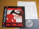 METALLICA – KILL ‘EM ALL Japan obi completed     original