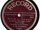 Hans Schindler Orch. - Peter Rebhuhn - PETTIN' IN THE PARK / My melancholy Baby