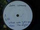 JOHN LENNON ELTON JOHN (THE BEATLES) TEST PRESSING WHAT EVER GET'S YOU THRU...