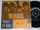 Mega rare The Beatles single 45 Ticket to Ride Parlophone Norway VG++/VG++