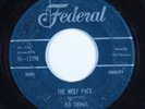 Blues R&B 45 KID THOMAS The Wolf Pack FEDERAL HEAR