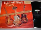 SLIM WHITMAN LP + SIGNED AUTOGRAPH - SINGS Imperial 9064 (1959)
