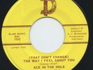 Rare Country 45 - George Strait- Ace In The Hole- The Way I Feel About You- 