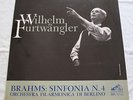 BRAHMS N4 FURTWANGLER  1 LP RARE ITALY FIRST PRESS QALP 10262 STILL SEALED
