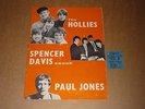 Hollies 1967 UK Tour Programme + Ticket stub (Spencer Davis Group/Paul Jones)