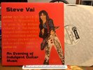 STEVE VAI 2LP LIve 1985 An Evening of Indulgent Guitar Music MINT