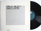 Paul Bley BALLADS original 1971 lp ECM 1010 Germany STEREO