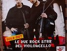 2CELLOS  poster manifesto 70 x 100 cm ITALIA tour 2014 Virgin Radio 2 cellos