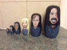 Foo Fighters Nesting DOLLS Concrete And Gold Sold Out