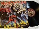 RARE METAL LP IRON MAIDEN NUMBER OF THE BEAST 1ST US PRESSING VG/STRONG VG+