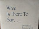 WHAT IS THERE TO SAY English LP Folk Psych Droitwich High School Blues Band NM