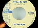 The Naturals - Soul Promo 45 RPM - Look At Me Now / It Was You V1