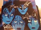KISS  CREATURES OF THE NIGHT MINTY SIGNED IN SILVER BY All Four Members VINYL LP