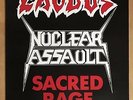 EXODUS – NUCLEAR ASSAULT 1989 TUTTLINGEN + Tour Plakat + Konzert Poster  ART.2