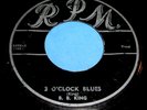 B.B. KING 3 O'Clock Blues 45 Rare Orig 1st Press Early RPM Black/Silver NICE