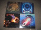 JOURNEY ESCAPE, FRONTIERS RUSH CARESS OF STEEL, STYX KILROY WAS HERE RECORD LOT