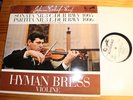 Hyman BRESS Bach Sonata 3 Partita 3 Violin Solo LP Eurodisc KK