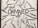 The Damned Don't Cry Wolf Rare Belgium Yellow Vinyl Stiff 7