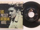 ELVIS PRESLEY - HEARTBREAK HOTEL EP Picture Sleeve & Record RCA EPA-821 VG+/VG+