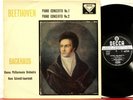 SXL 2178 WB ED1 1E Backhaus, Beethoven Piano Concertos #1 & #2 Vienna Phil.