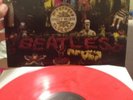 THE BEATLES  AUSTRALIAN  LP SGT PEPPERS LONELY HEARTS CLUB  RED  VINYL  PRESSING