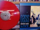 OASIS DEFINITELY MAYBE LIVE RED VINYL