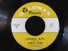 -JAMES CARR lovable girl/ dark end of the street 1967 GOLDWAX 7”45 soul funk NM-