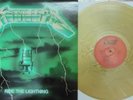 Metallica Ride The Lightning Green Cover gold colour Vinyl. French pressing.