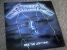ORIGINAL 1984 METALLICA RIDE THE LIGHTNING RECORD LP MEGAFORCE