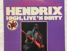 Jimi Hendrix High, Live N Dirty Rare Vintage Red Vinyl LP