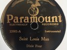 DIXIE FOUR PARAMOUNT 12661 BLUES JAZZ 78 RPM E- STORAGE MARKS
