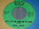 Soul 45 SHERL SWOTE - LET'S GET THE SHOW ON THE ROAD / HOW YOU FEEL - DUO
