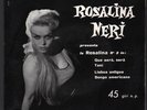 ROSALINANERI(prima vamp del disco) QUE SERA' SERA'+3 ITALIA 1957 EXTENDED PLAY