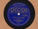 78 rpm Chick Webb Decca 494 Love And Kisses in E- (early Ella Fitzgerald)