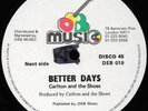 Better Days   CARLTON & THE SHOES   DEB 12